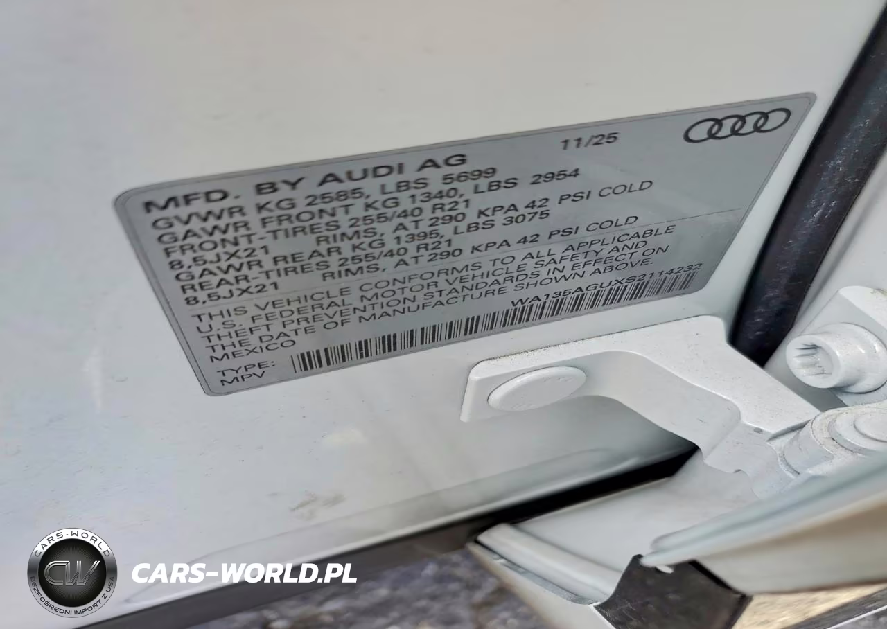 2025 Audi Sq5 Prestige VIN:WA135AGUXS2114232 - 13