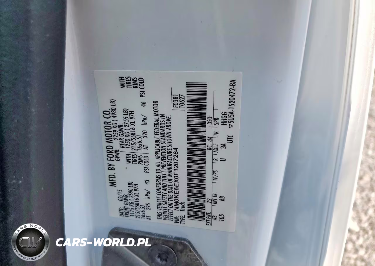 2015 Ford Transit Connect Xl Delivery Van VIN:NM0KE6EX0F1207264 - 13
