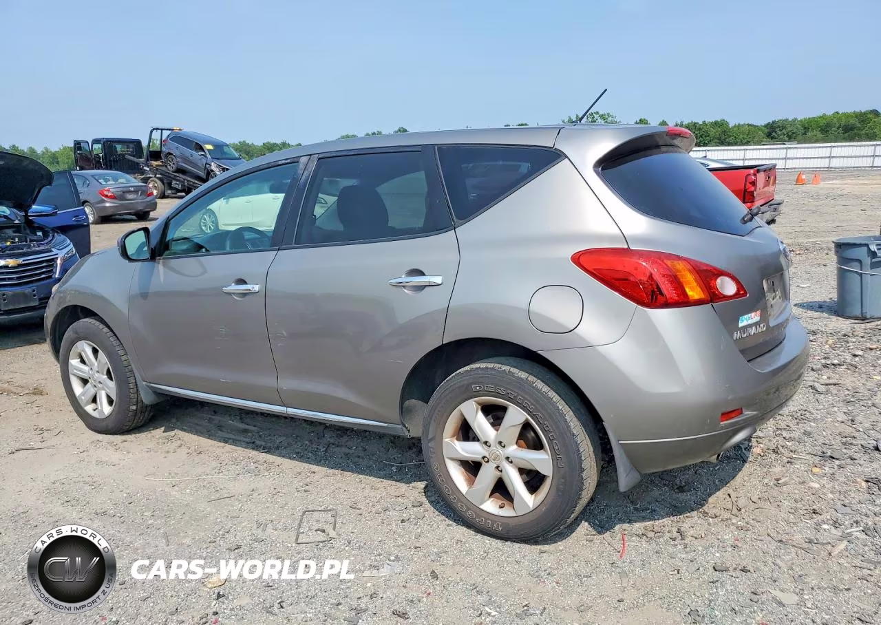 2009 Nissan Murano S VIN:JN8AZ18UX9W018060 - 2