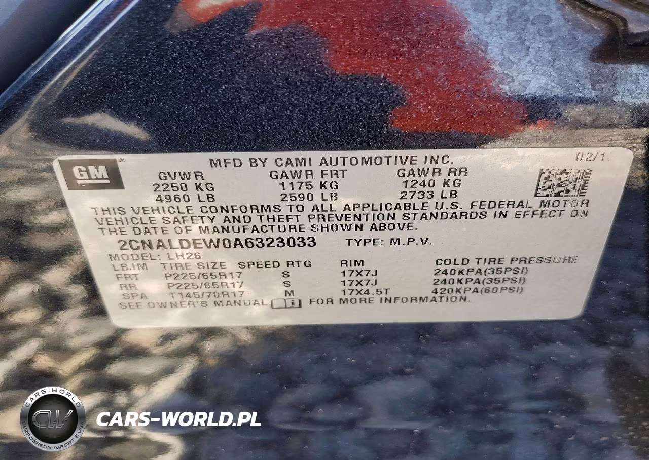2010 Chevrolet Equinox Lt VIN:2CNALDEW0A6323033 - 12