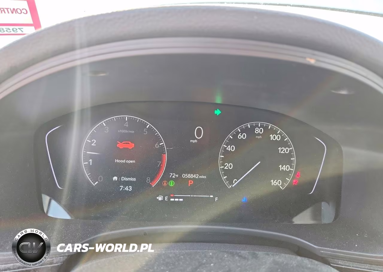 2024 Honda Civic Ex VIN:2HGFE1F77RH313224 - 9