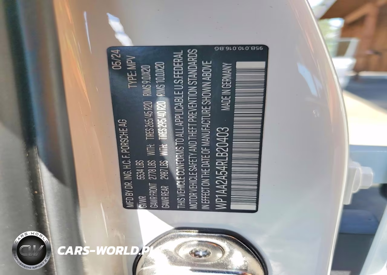 2024 Porsche Macan Base VIN:WP1AA2A54RLB20403 - 13
