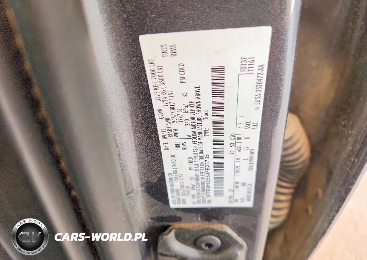 2018 Ford F150 Supercrew VIN:1FTEW1E55JFE23735 - 12