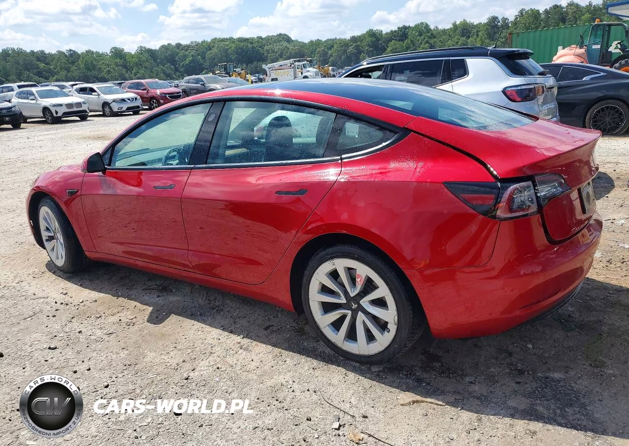 2022 Tesla Model 3 VIN:5YJ3E1EA1NF187747 - 2