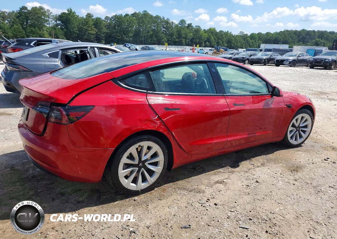 2022 Tesla Model 3 VIN:5YJ3E1EA1NF187747 - 3