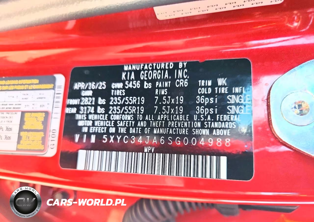 2025 Kia Ev6 Light Long Range VIN:5XYC34JA6SG004988 - 12