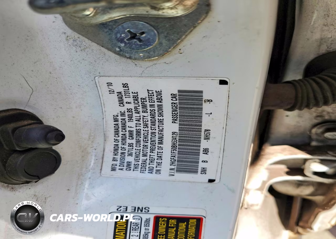 2011 Honda Civic Lx VIN:2HGFA1F50BH534129 - 12