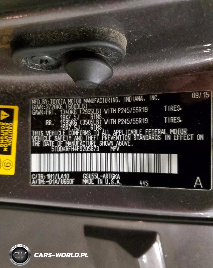 2015 Toyota Highlander Limited VIN:5TDDKRFH4FS205873 - 14