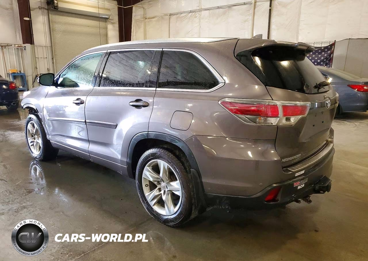 2015 Toyota Highlander Limited VIN:5TDDKRFH4FS205873 - 2