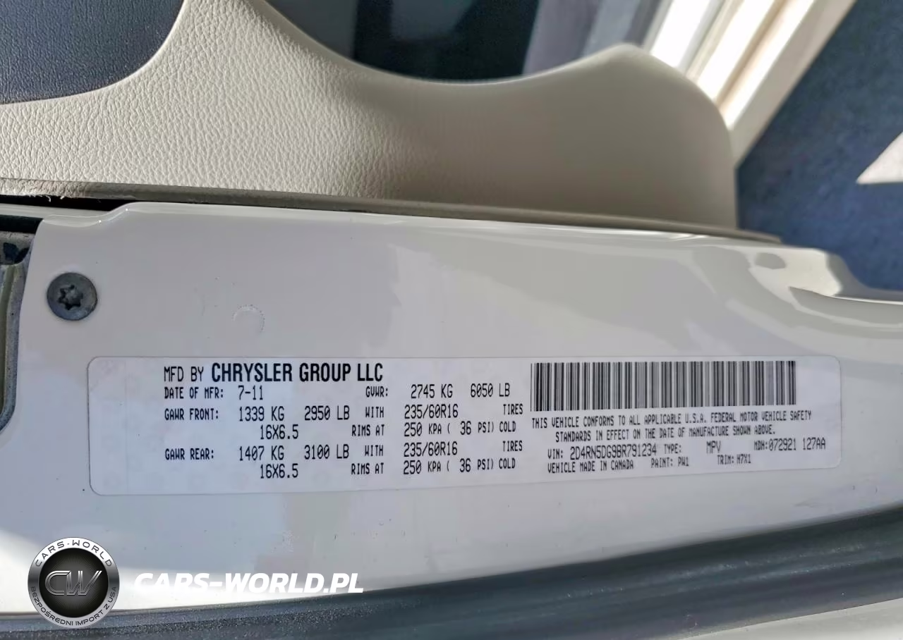 2011 Dodge Grand Caravan Crew VIN:2D4RN5DG9BR791234 - 12
