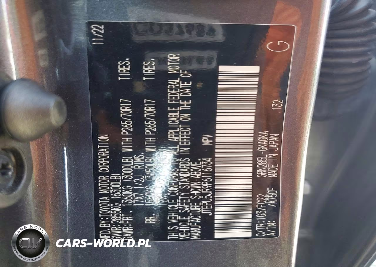 2023 Toyota 4Runner Trd Off-Road VIN:JTEPU5JR9P6116734 - 14
