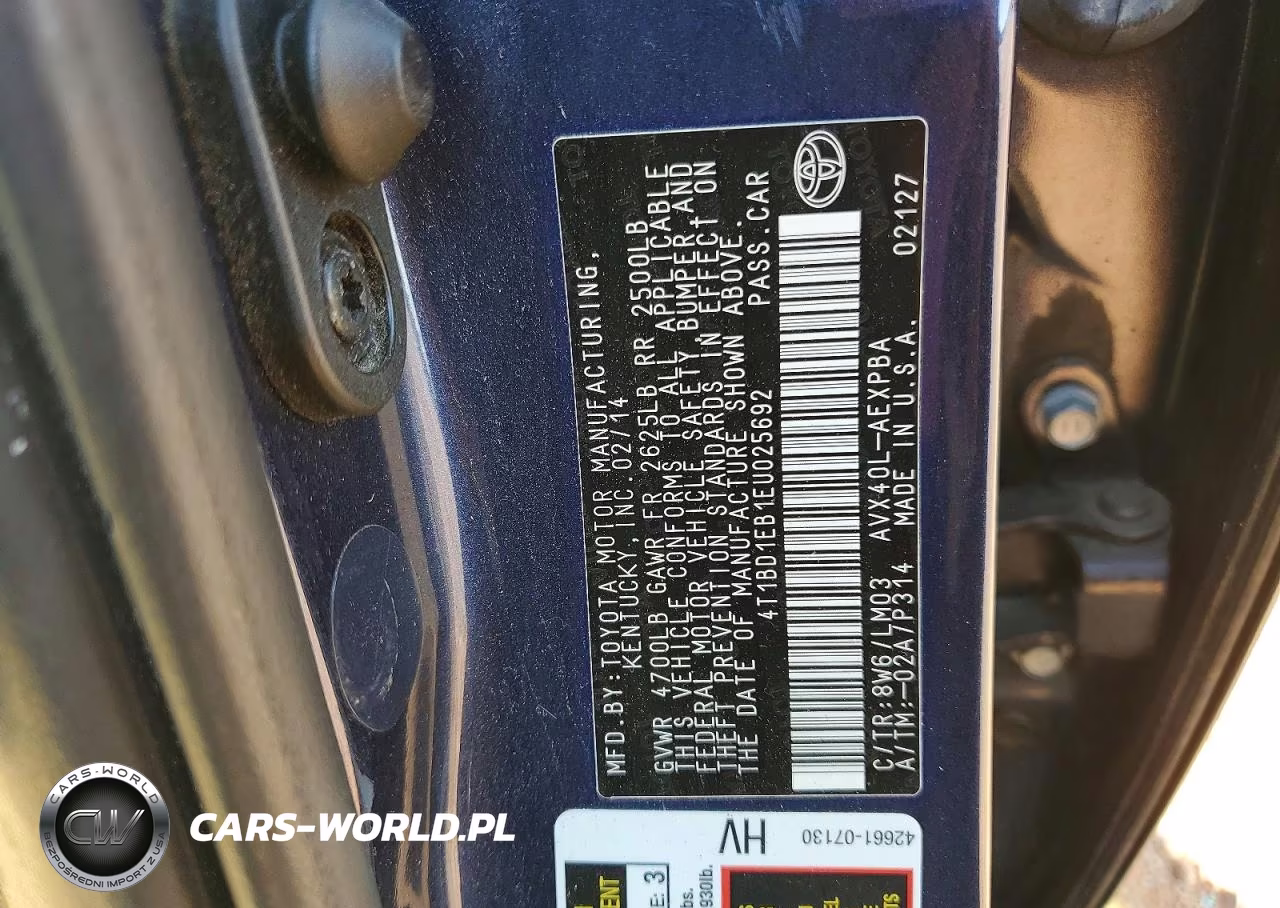 2014 Toyota Avalon Hybrid Limited VIN:4T1BD1EB1EU025692 - 12