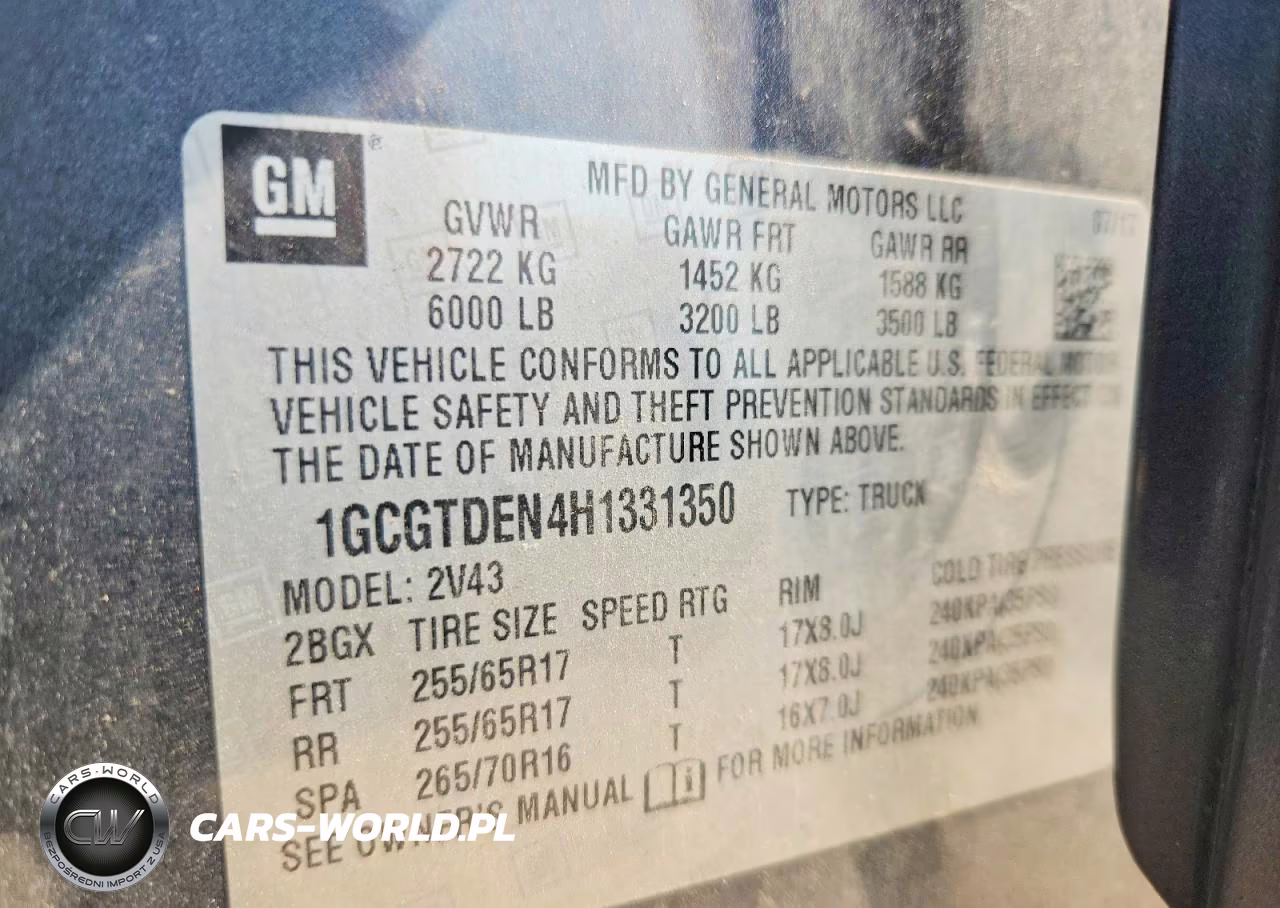 2017 Chevrolet Colorado Z71 VIN:1GCGTDEN4H1331350 - 12