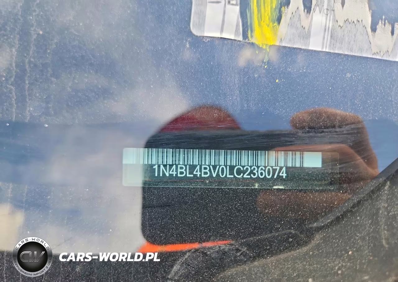 2020 Nissan Altima S VIN:1N4BL4BV0LC236074 - 12