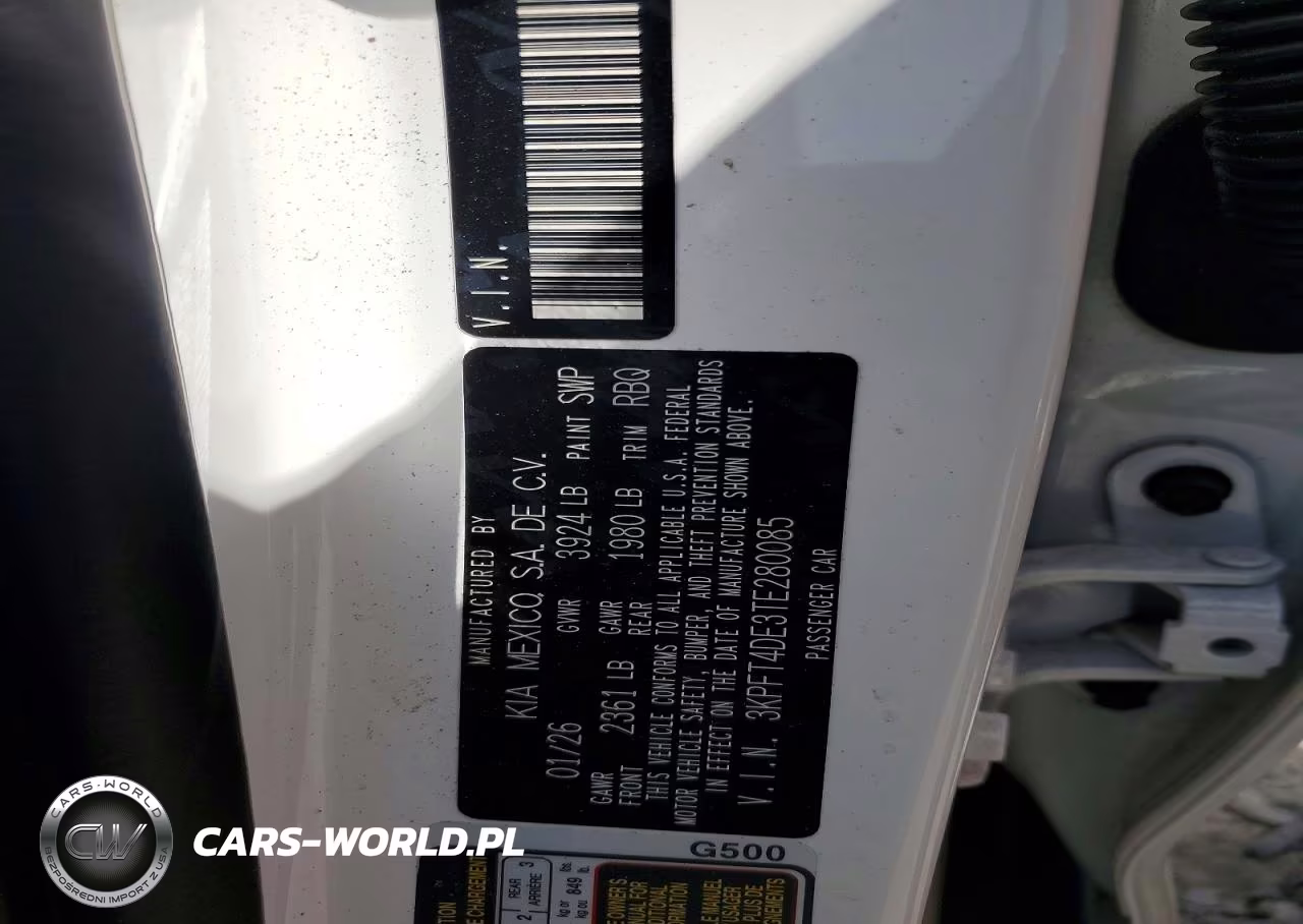 2026 Kia K4 Lxs VIN:3KPFT4DE3TE280085 - 12