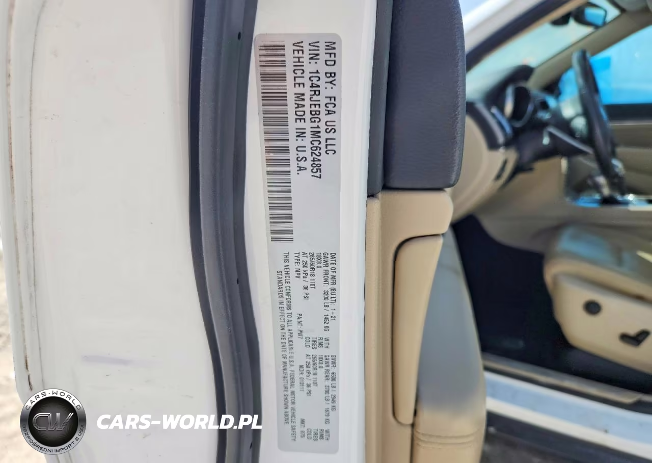 2021 Jeep Grand Cherokee Limited VIN:1C4RJEBG1MC624857 - 13
