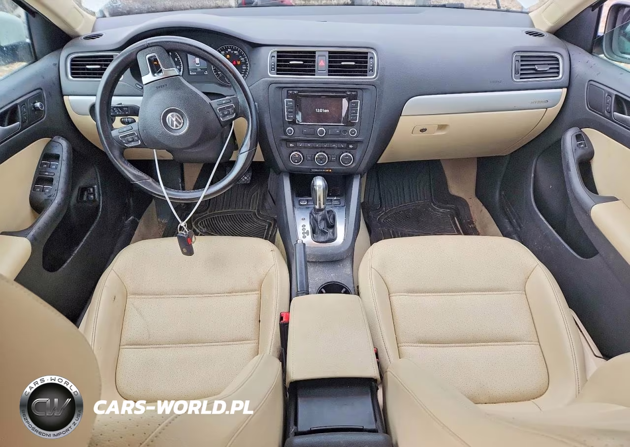 2014 Volkswagen Jetta Hybrid VIN:3VW637AJ4EM214587 - 8
