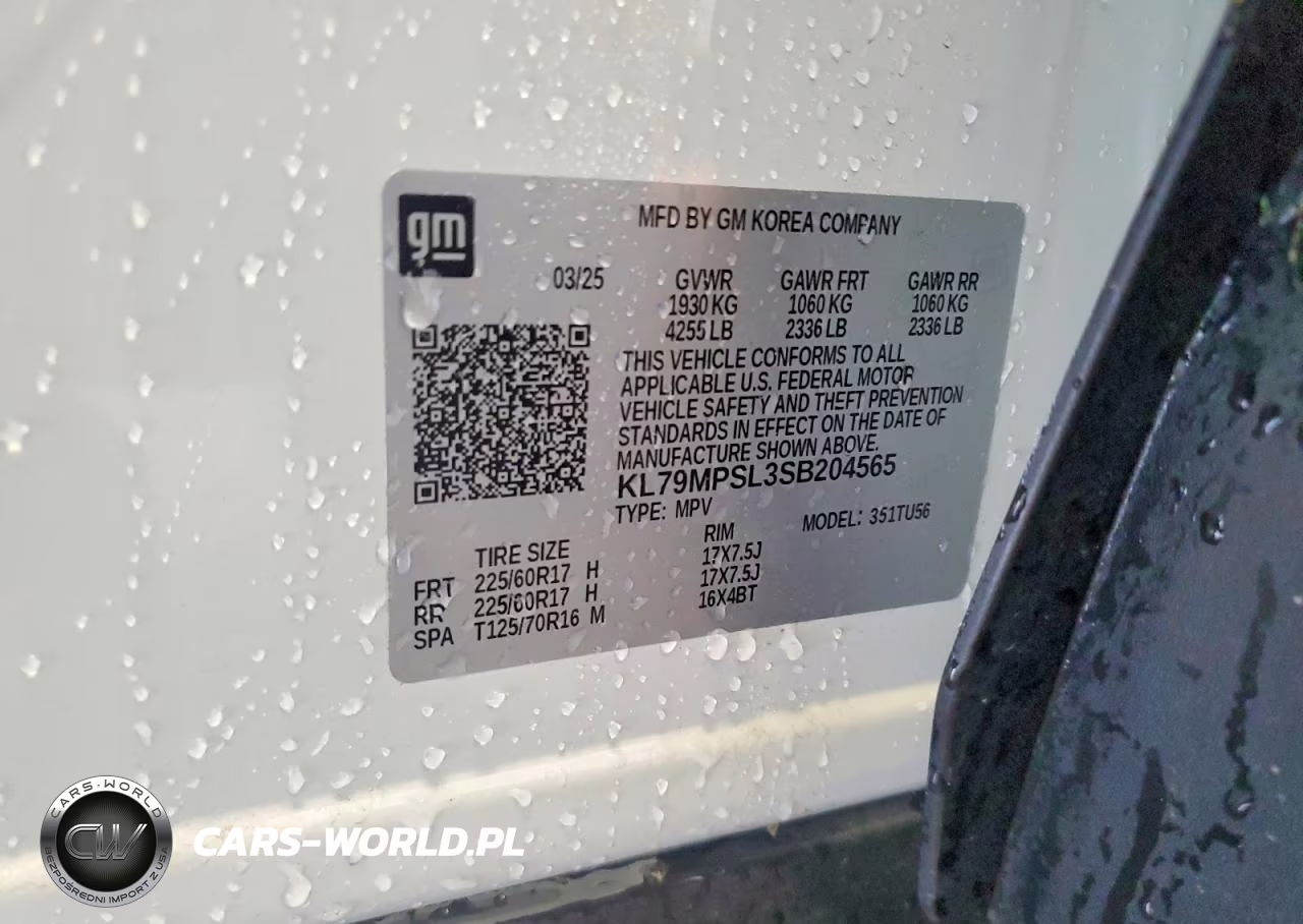 2025 Chevrolet Trailblazer Lt VIN:KL79MPSL3SB204565 - 13