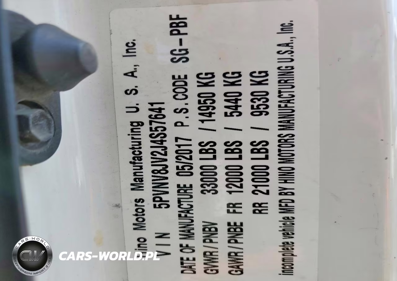 2018 Hino 338 Flatbed Truck VIN:5PVNV8JV2J4S57641 - 12