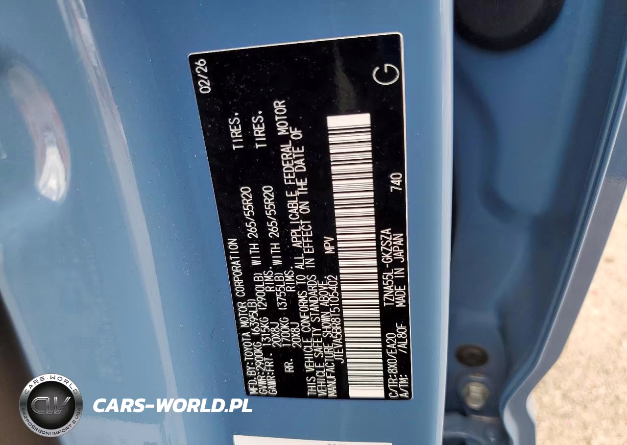 2026 Toyota 4Runner Trd Sport Premium VIN:JTEVA5BR8T5105402 - 12