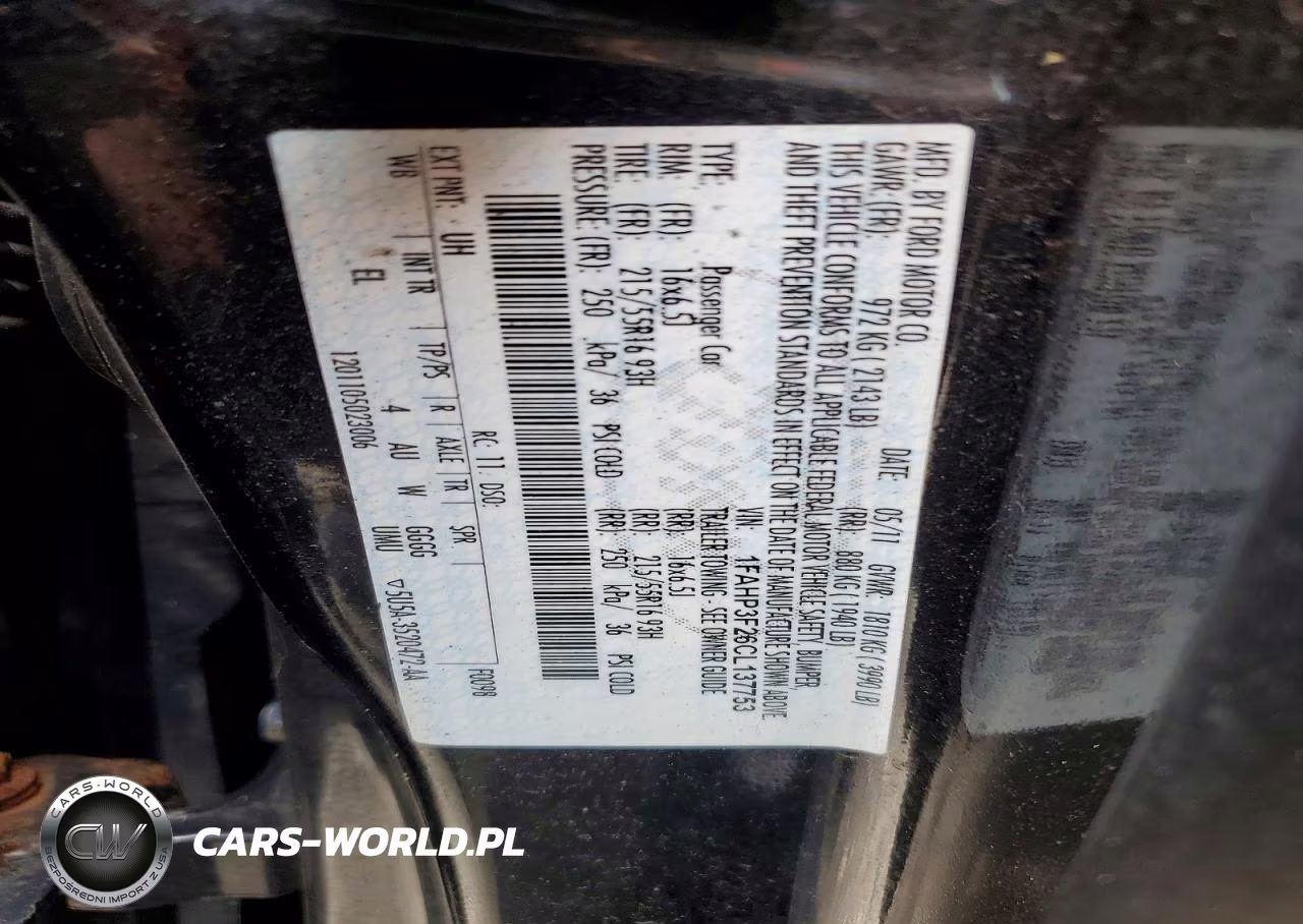 2012 Ford Focus Se VIN:1FAHP3F26CL137753 - 12