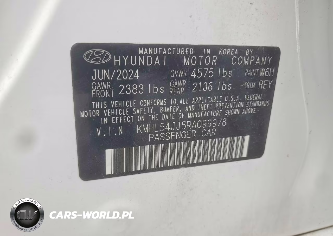 2024 Hyundai Sonata Hybrid Limited VIN:KMHL54JJ5RA099978 - 13
