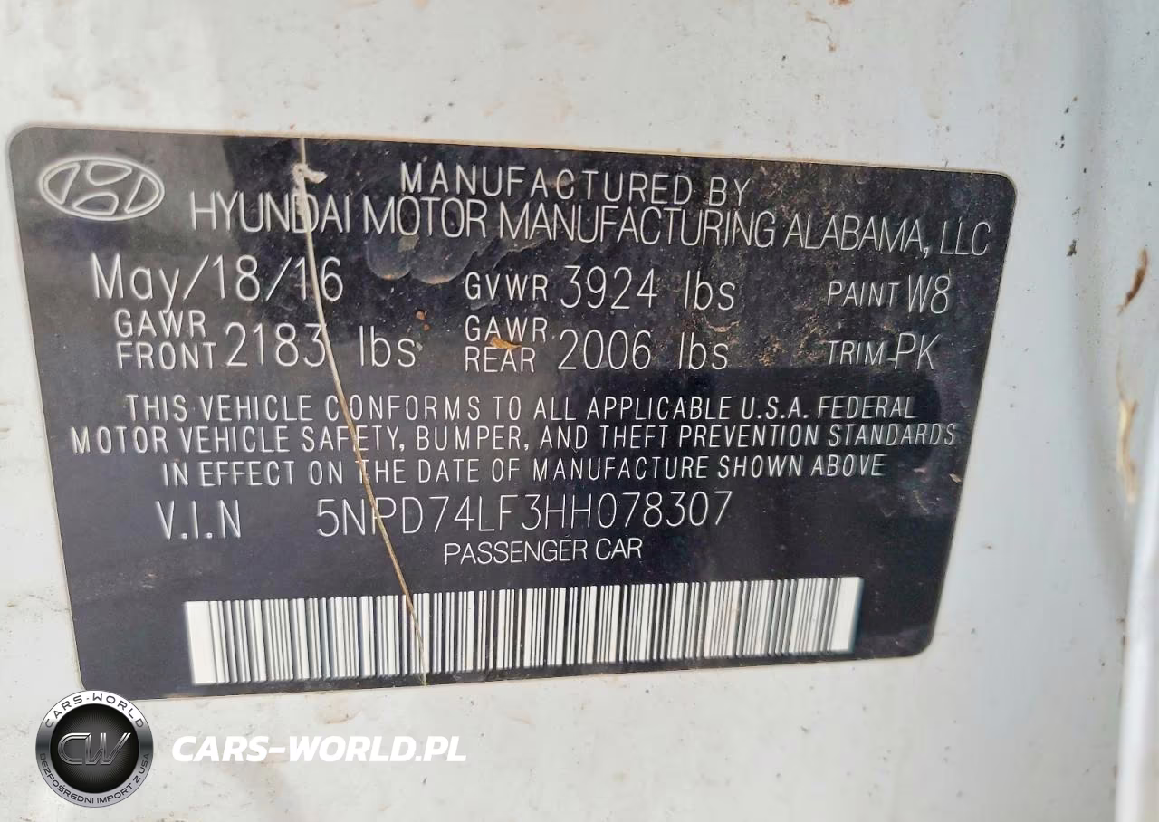 2017 Hyundai Elantra Se VIN:5NPD74LF3HH078307 - 13