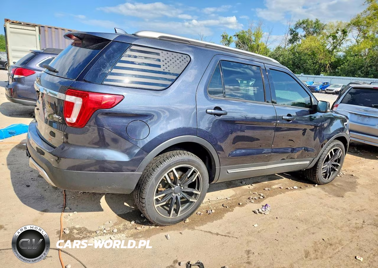 2017 Ford Explorer Xlt VIN:1FM5K8D89HGB45096 - 3
