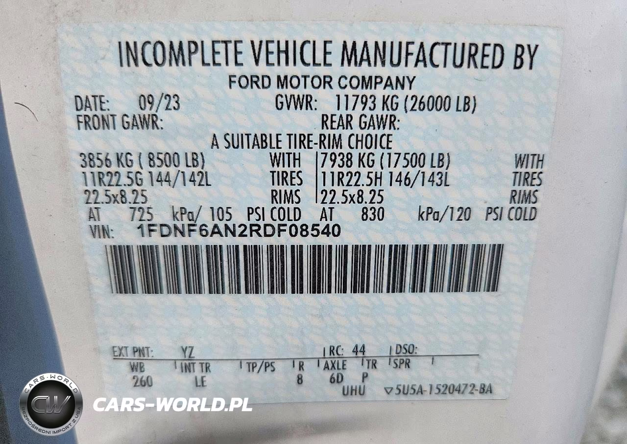 2024 Ford F650 Super Duty Refrigerated Box Truck VIN:1FDNF6AN2RDF08540 - 14