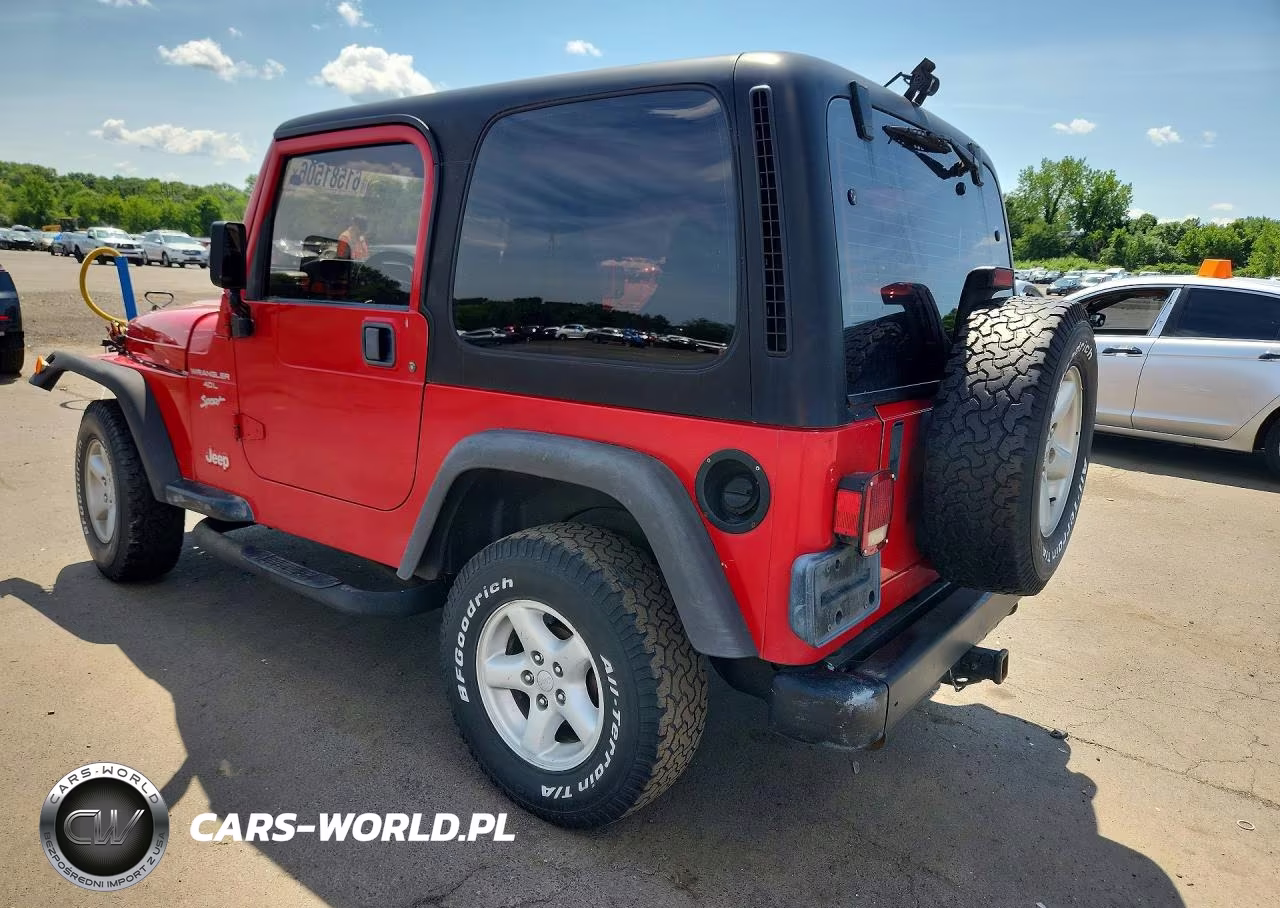 2000 Jeep Wrangler - Tj Sport VIN:1J4FA49S1YP779411 - 2