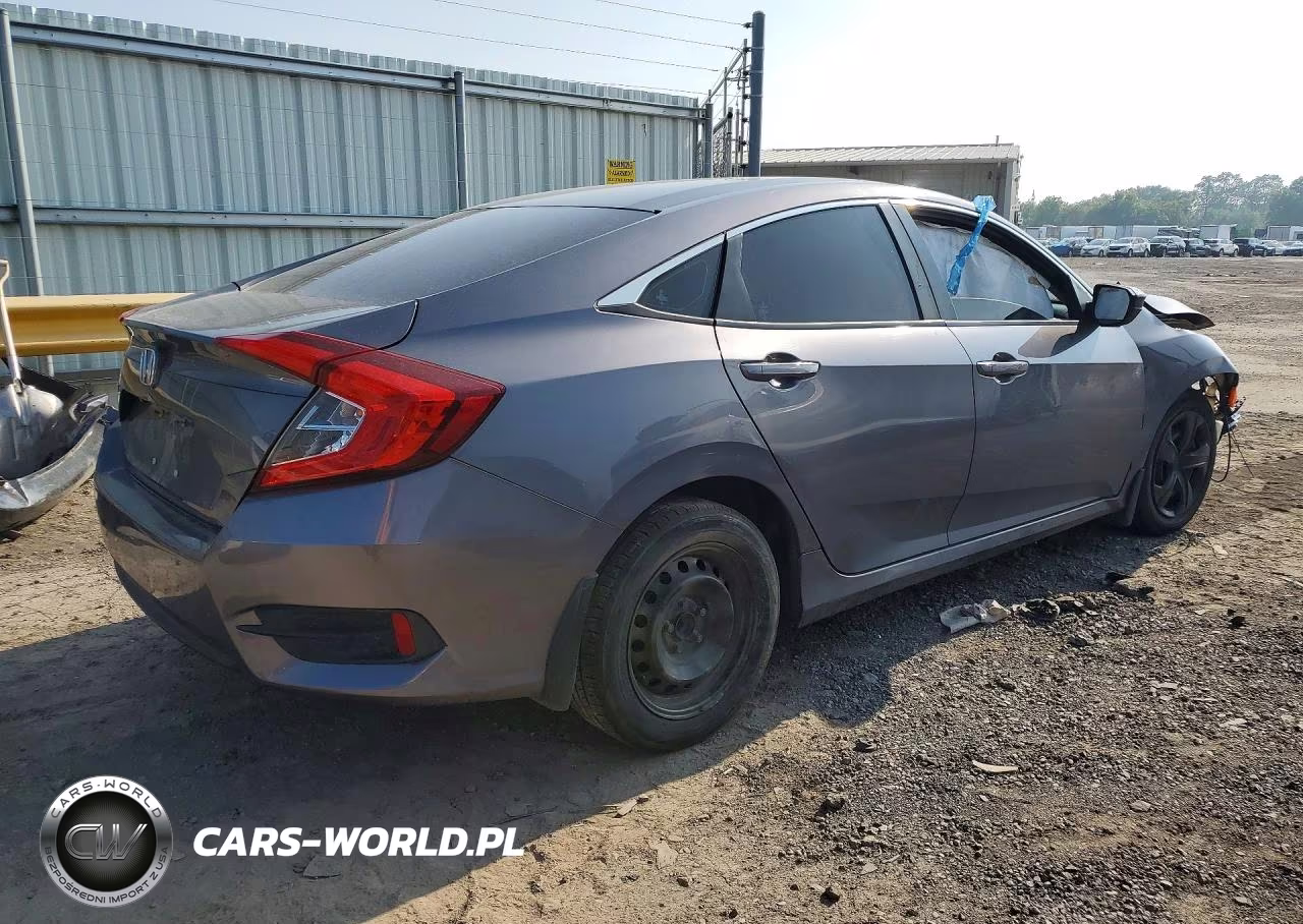 2017 Honda Civic Lx VIN:19XFC2F52HE068206 - 3