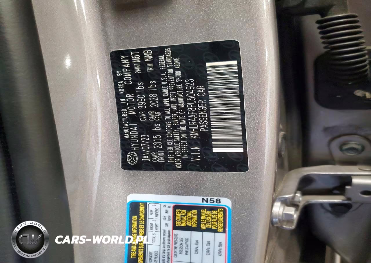 2023 Hyundai Elantra N Line VIN:KMHLR4AF8PU504923 - 13