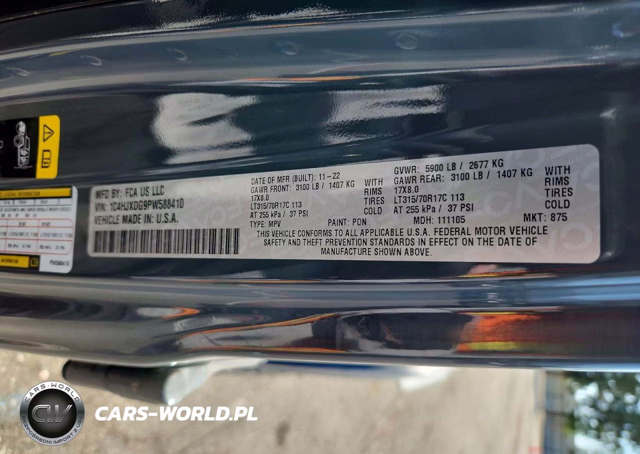 2023 Jeep Wrangler Sport VIN:1C4HJXDG9PW588410 - 12