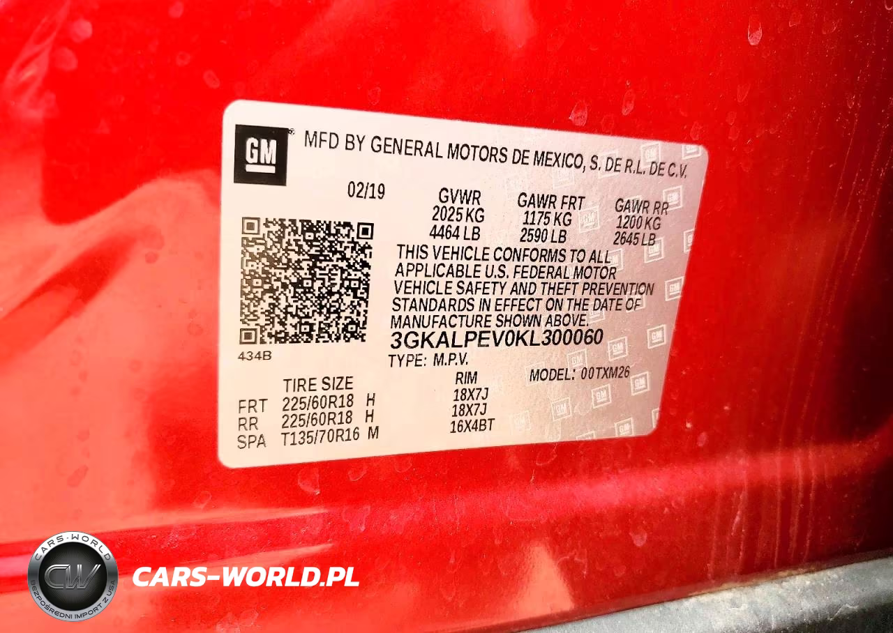 2019 GMC Terrain Slt VIN:3GKALPEV0KL300060 - 13