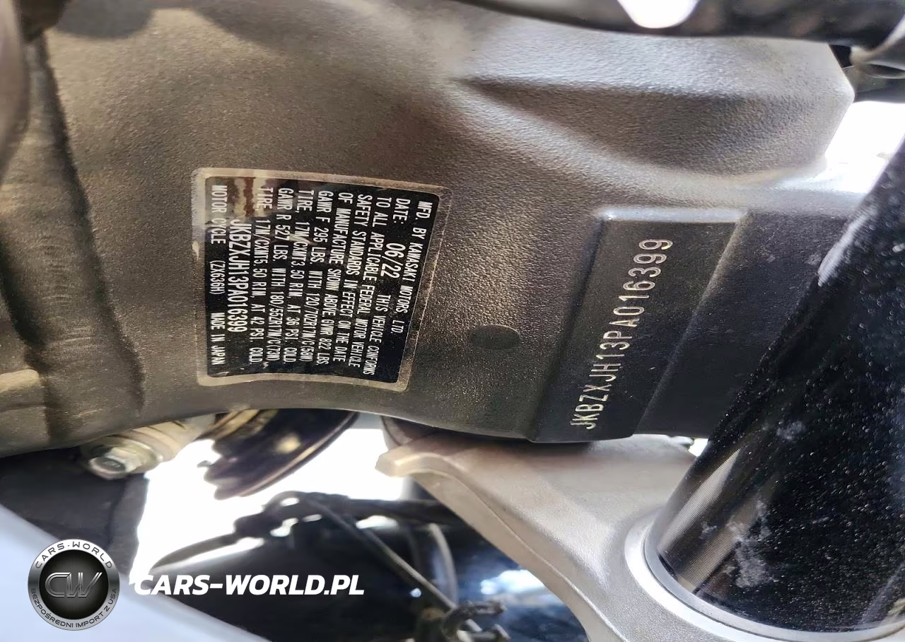 2023 Kawasaki Zx636 K VIN:JKBZXJH13PA016399 - 9