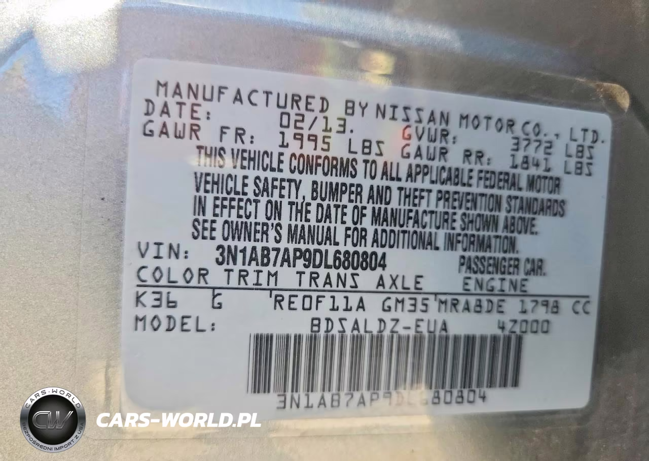 2013 Nissan Sentra S VIN:3N1AB7AP9DL680804 - 12