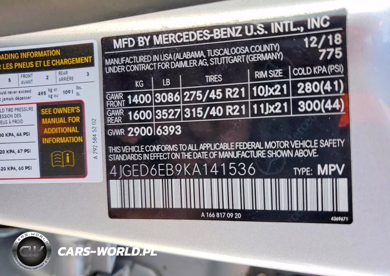 2019 Mercedes-Benz Gle Coupe 43 Amg VIN:4JGED6EB9KA141536 - 13
