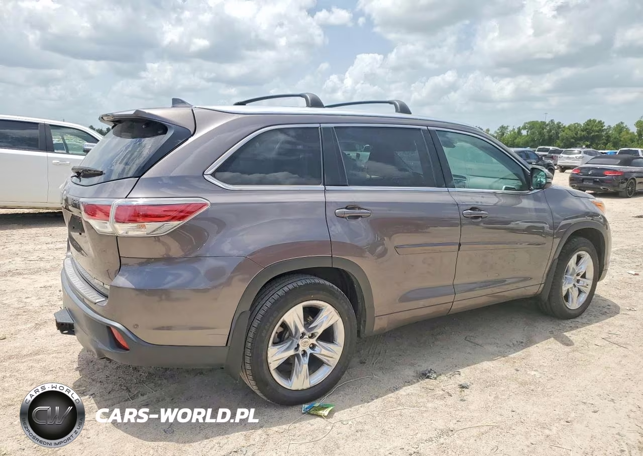 2014 Toyota Highlander Limited VIN:5TDDKRFH6ES017662 - 3