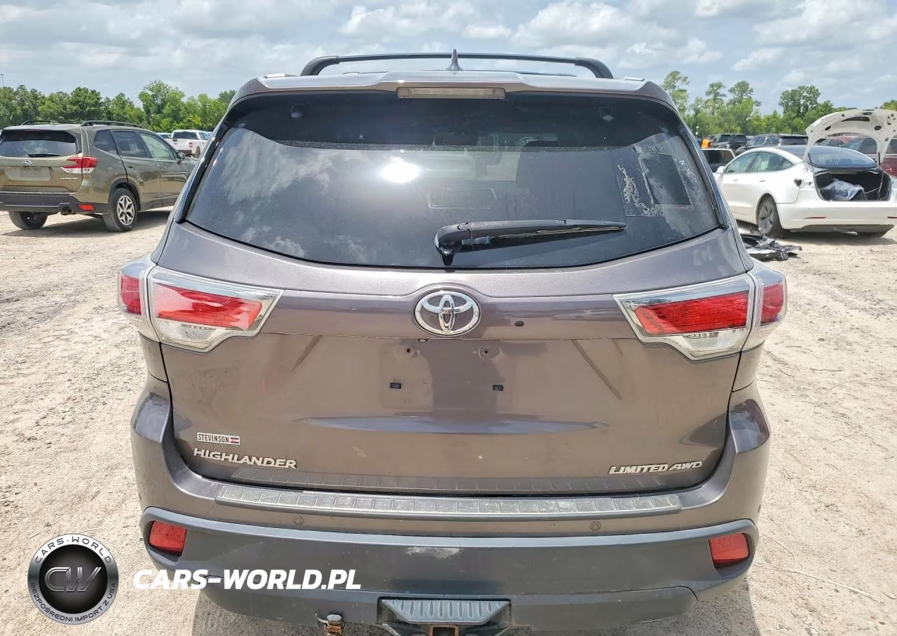 2014 Toyota Highlander Limited VIN:5TDDKRFH6ES017662 - 6