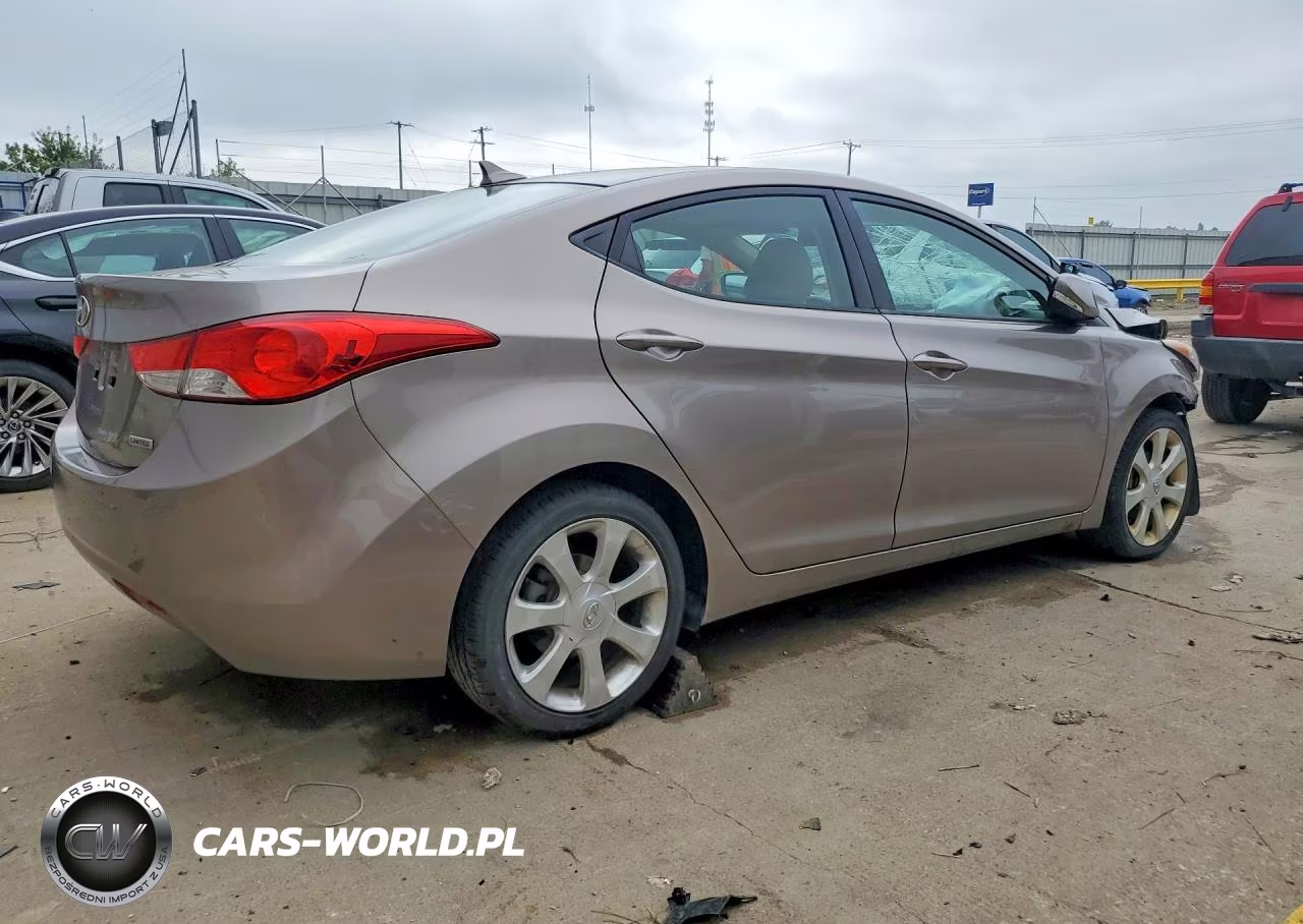 2012 Hyundai Elantra Limited VIN:5NPDH4AE8CH146536 - 3