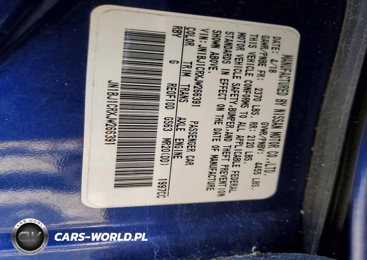 2018 Nissan Rogue Sport S VIN:JN1BJ1CRXJW266391 - 12
