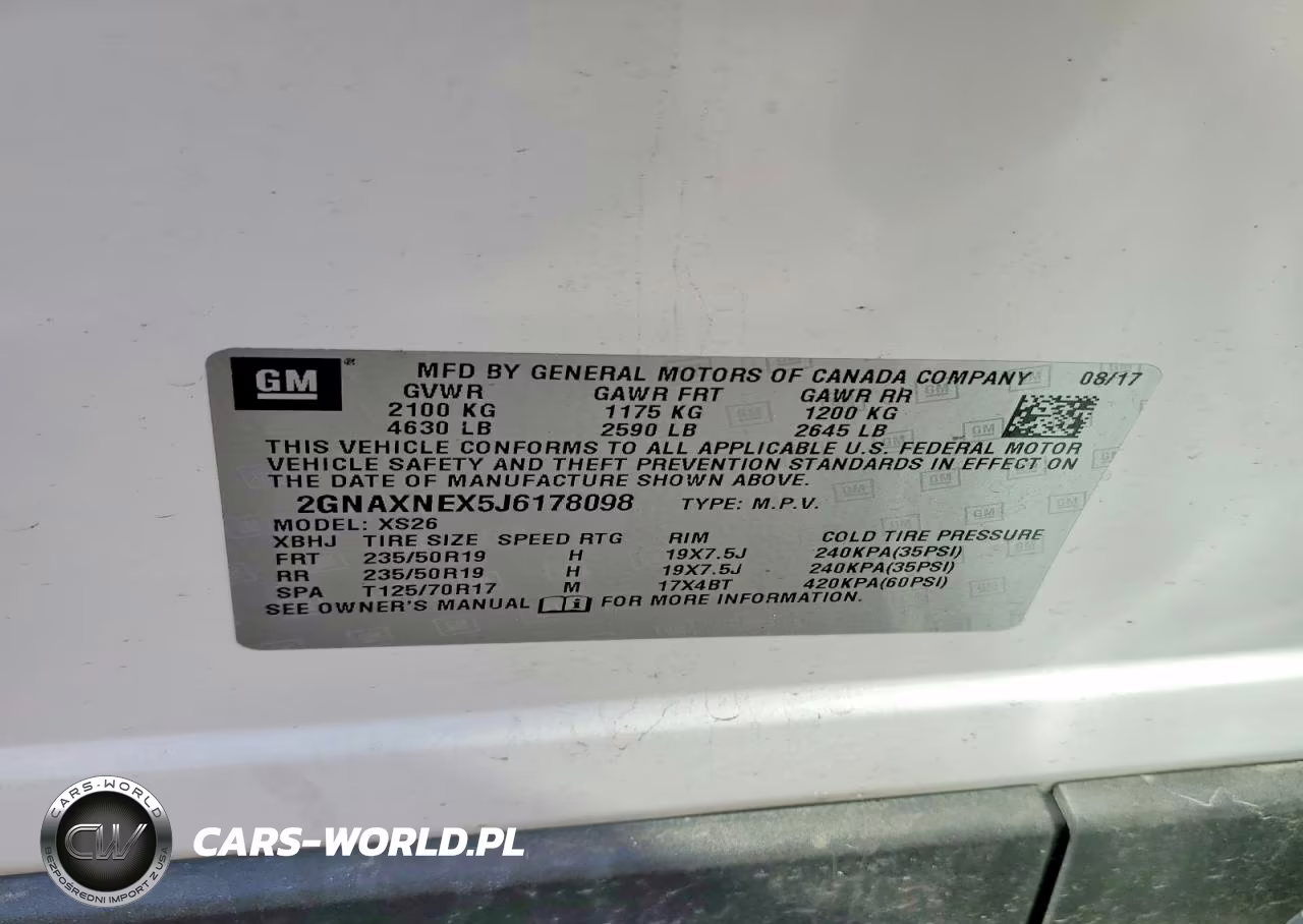 2018 Chevrolet Equinox Premier VIN:2GNAXNEX5J6178098 - 13