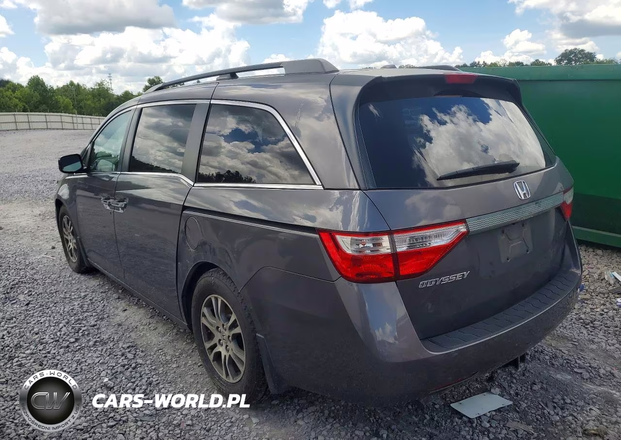 2013 Honda Odyssey Exl VIN:5FNRL5H69DB044168 - 2