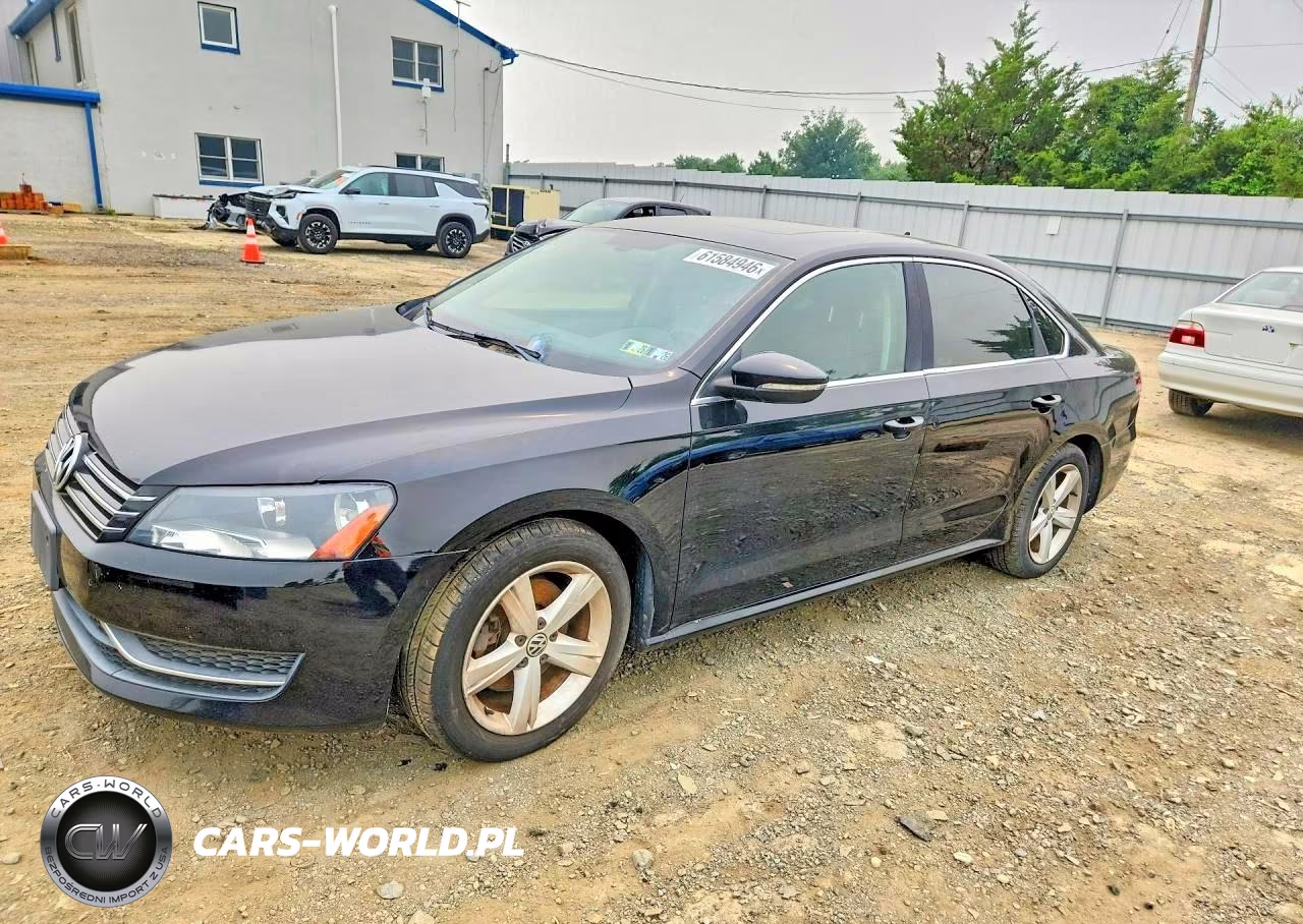 2012 Volkswagen Passat Se VIN:1VWBP7A35CC009816 - 2