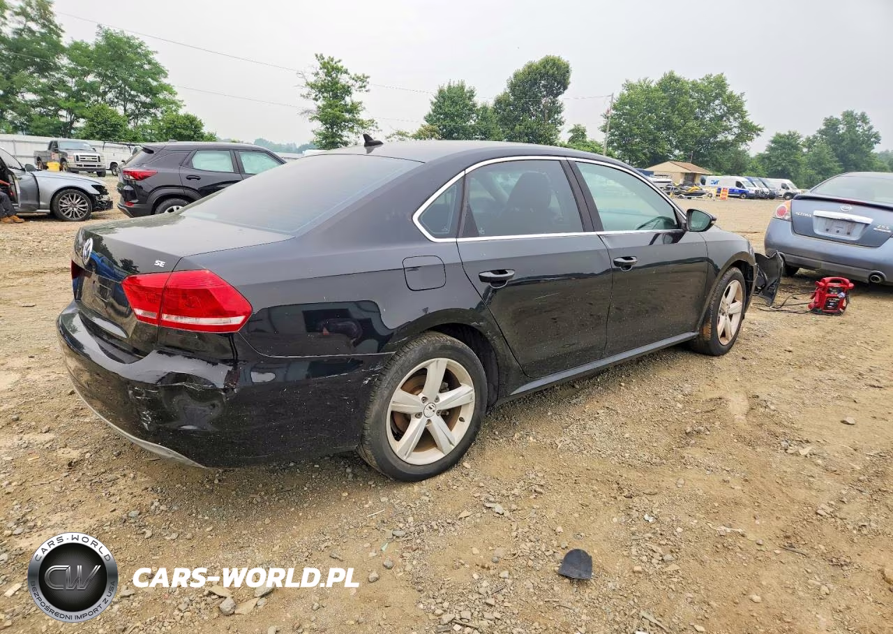2012 Volkswagen Passat Se VIN:1VWBP7A35CC009816 - 4