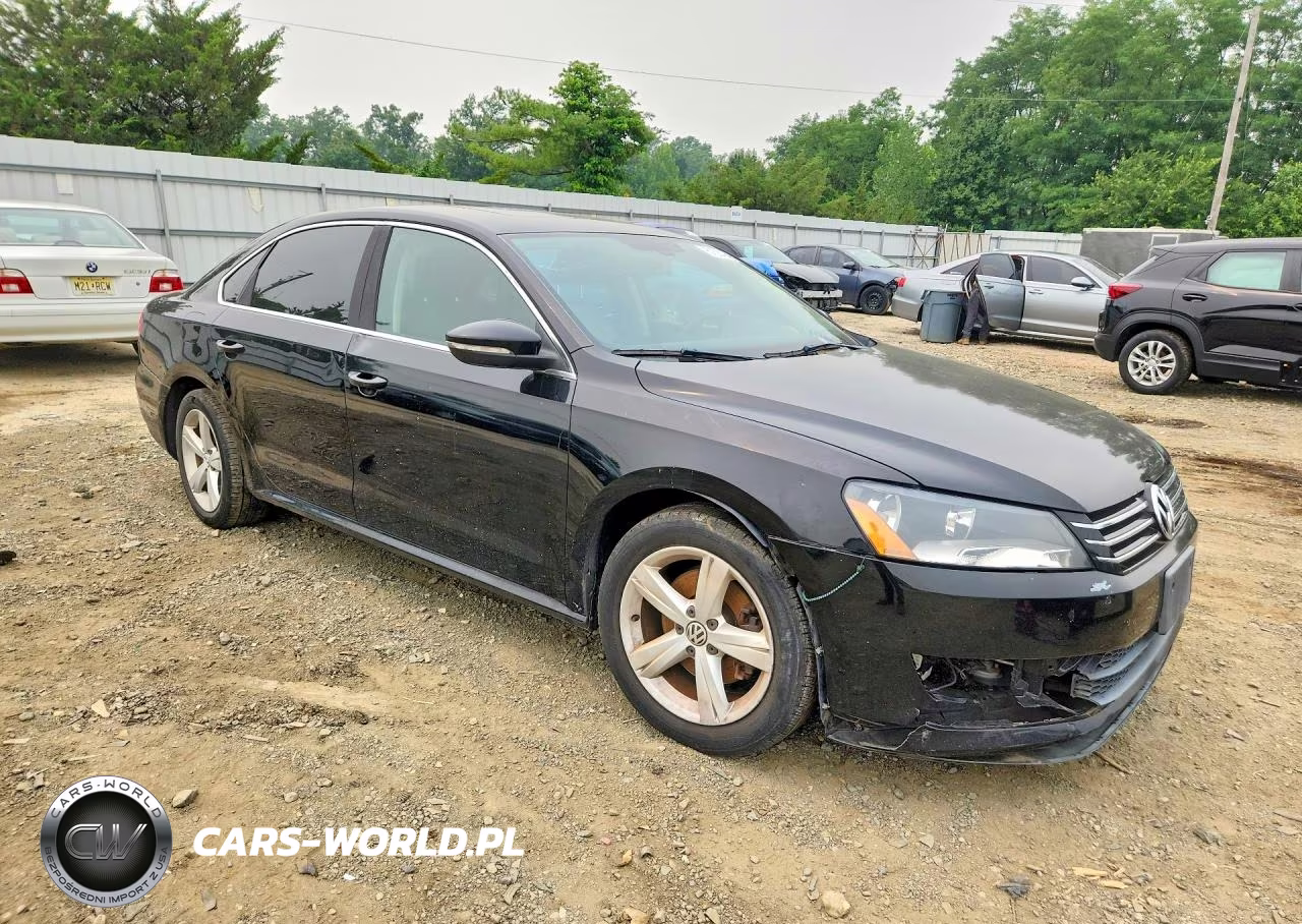 2012 Volkswagen Passat Se VIN:1VWBP7A35CC009816 - 5
