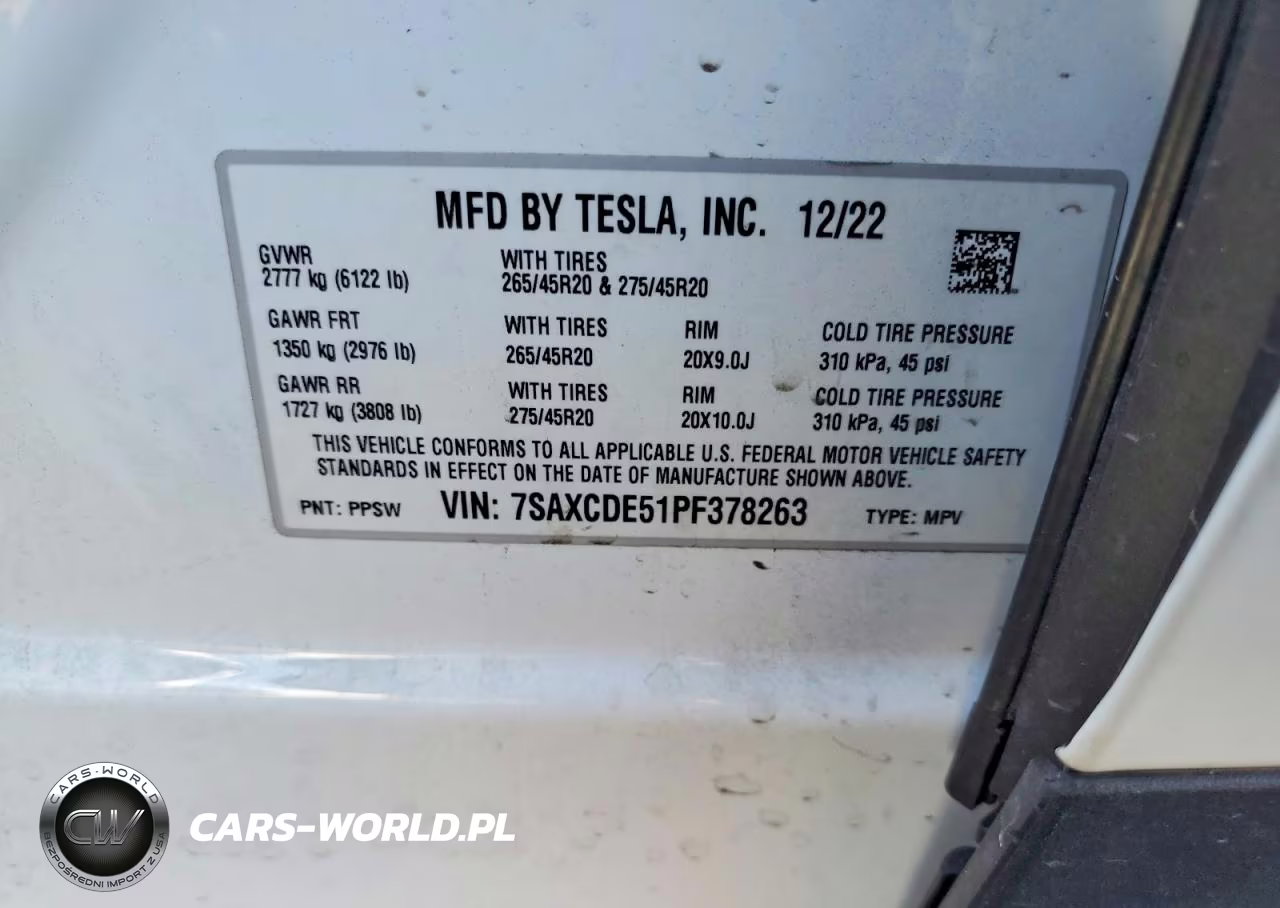 2023 Tesla Model X VIN:7SAXCDE51PF378263 - 14