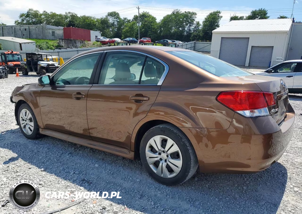 2011 Subaru Legacy 2.5I VIN:4S3BMCA63B3244972 - 2