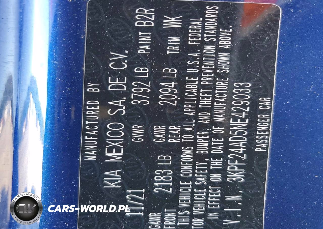 2022 Kia Forte Lxs VIN:3KPF24AD5NE429033 - 12