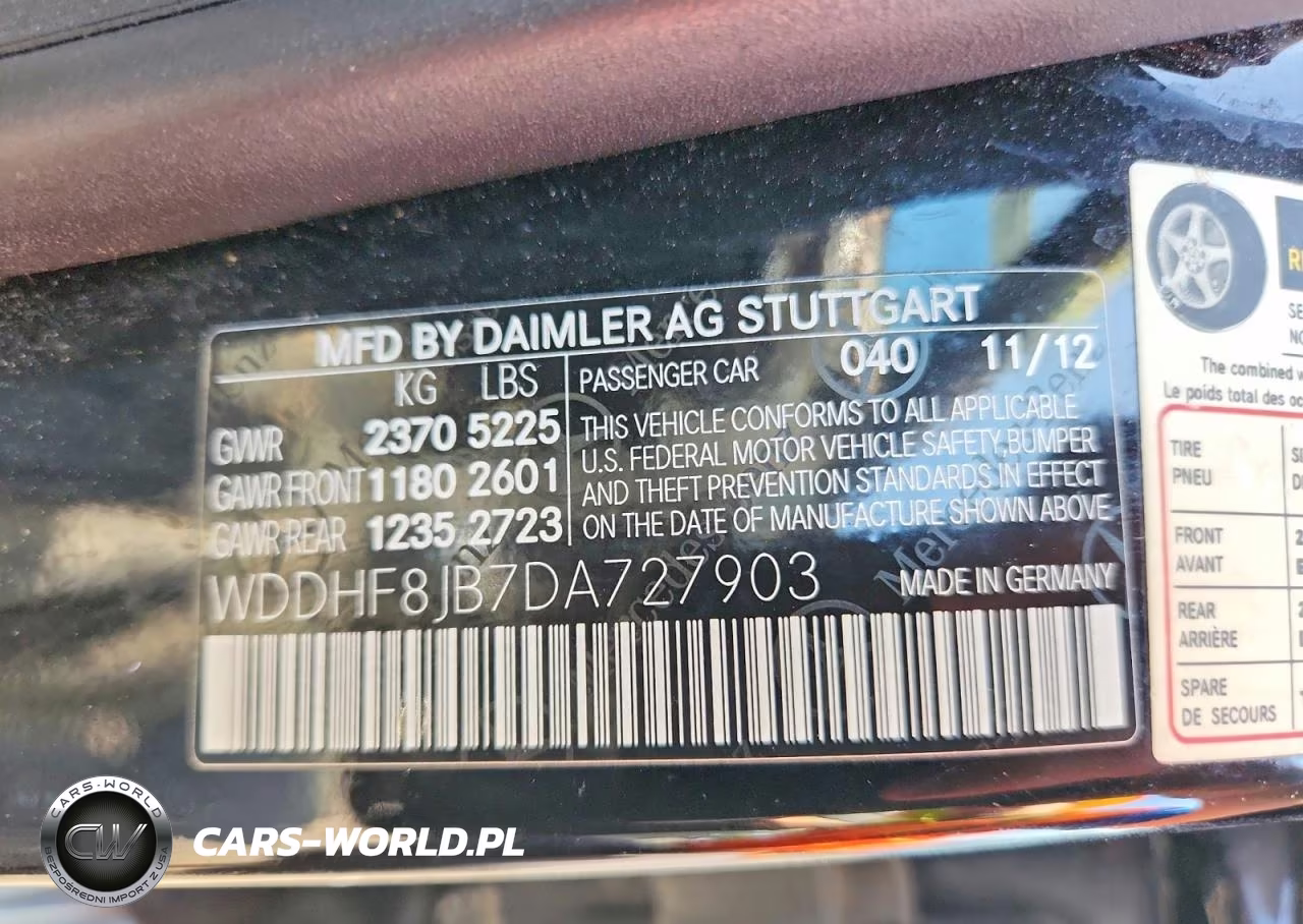 2013 Mercedes-Benz E 350 4Matic VIN:WDDHF8JB7DA727903 - 12